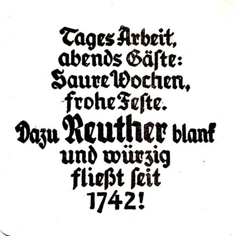 reuth tir-by reuther raute 3b (quad185-tages arbeit-schwarz)